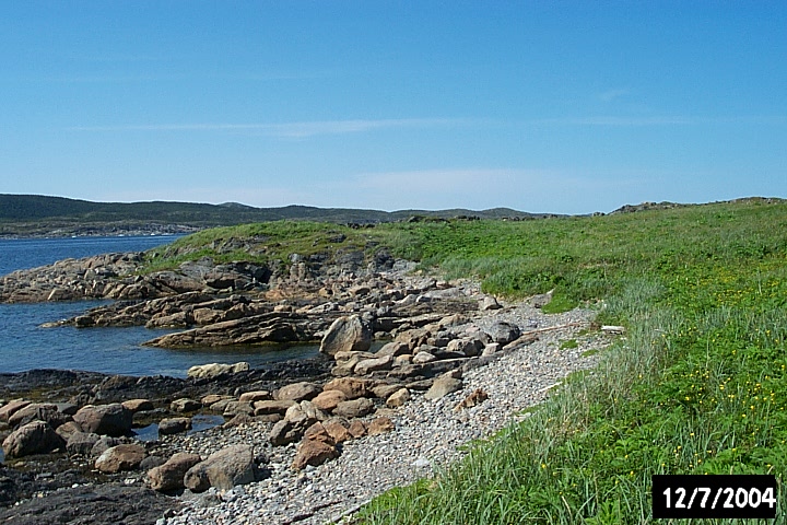 The galet where the processed fish were dried